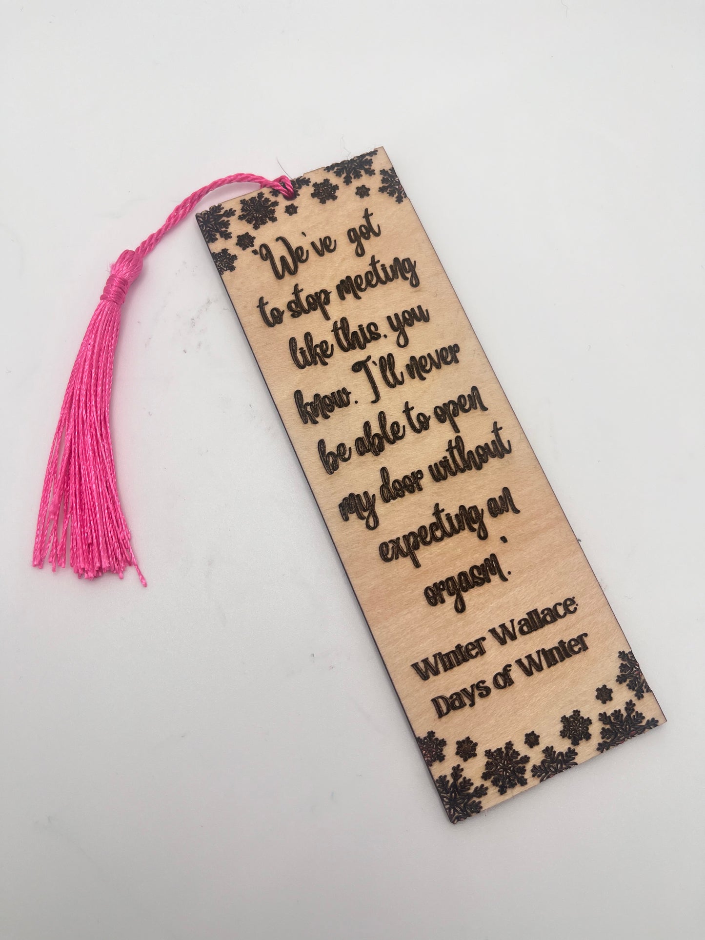 Days of Winter Wooden Bookmarks